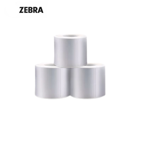 ZEBRA 斑馬2100T 斑馬通用耐久型啞銀聚酯標(biāo)簽 60X 40mm 1000張/卷